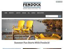Tablet Screenshot of fendock.com